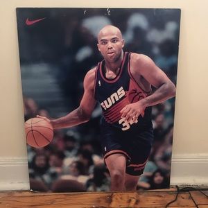 Vintage 90’s Charles Barkley Nike Hardback Poster